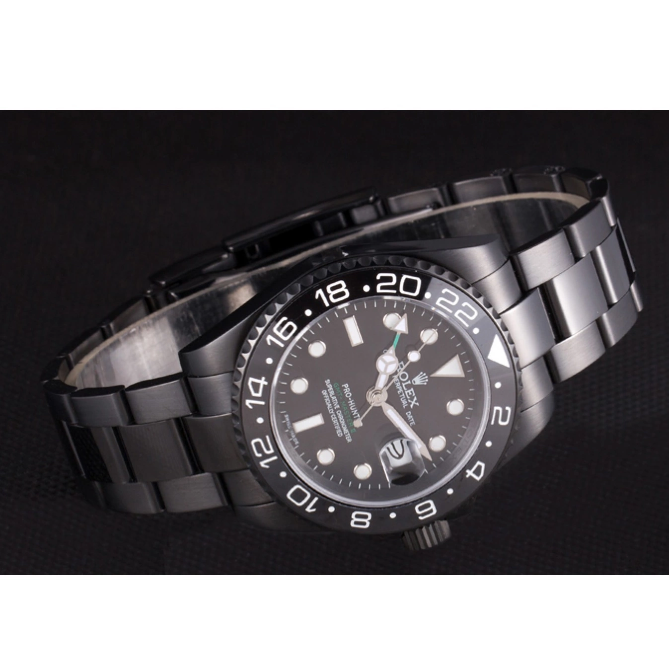 Best AAA Replica Sites PVD Pro-Hunter Master II Edition GMT Full Rolex 0807